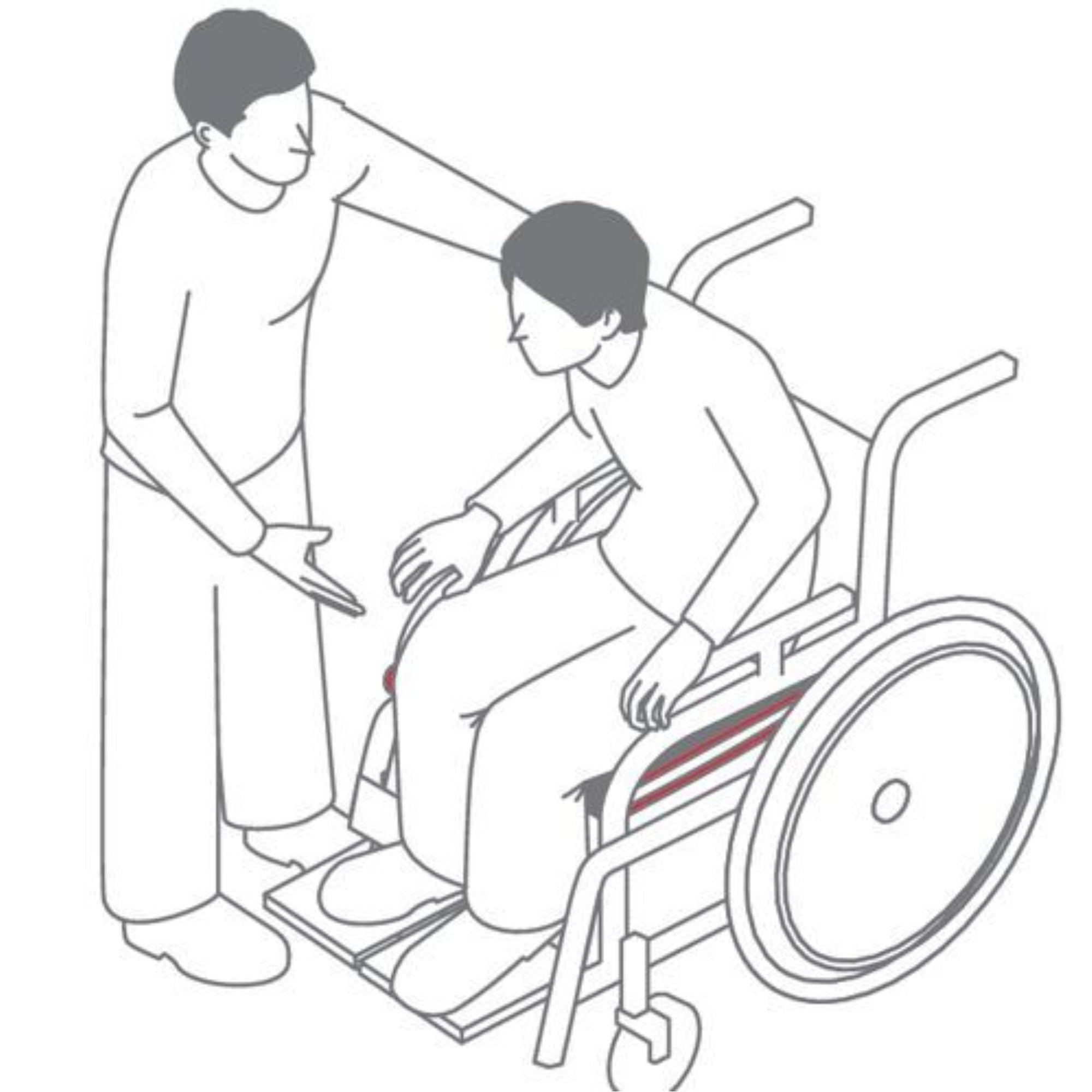 Alpha® Gleitmatte Rollstuhl PM-2070 von Petermann